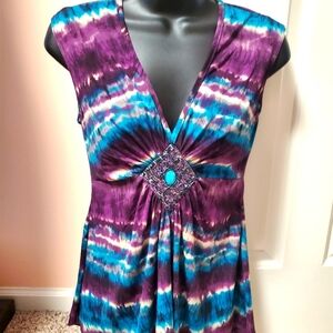 VENUS Tie Dye Sleeveless Tank